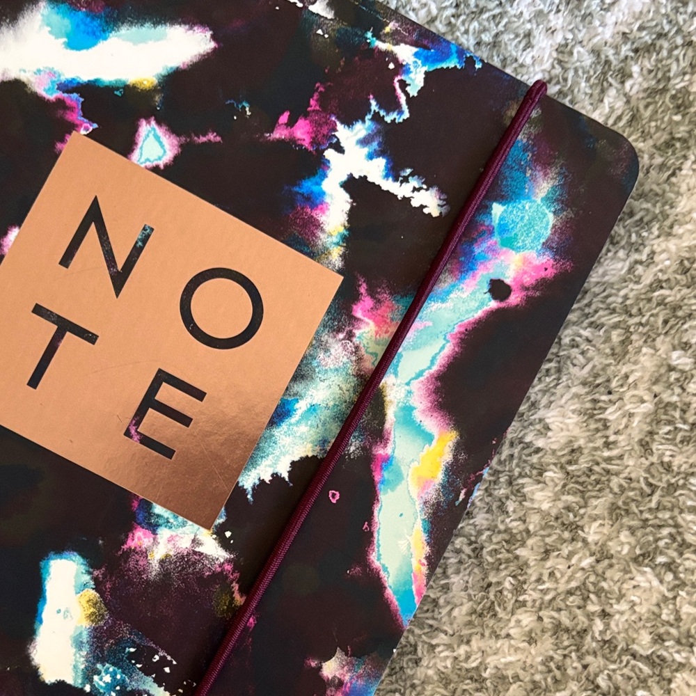 Colorful Cosmic NOTE Abstract Notebook Journal NWT lined 70 pgs - Picture 5 of 14